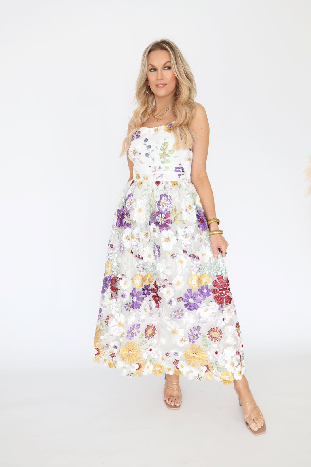 Garden Gate Midi Dress