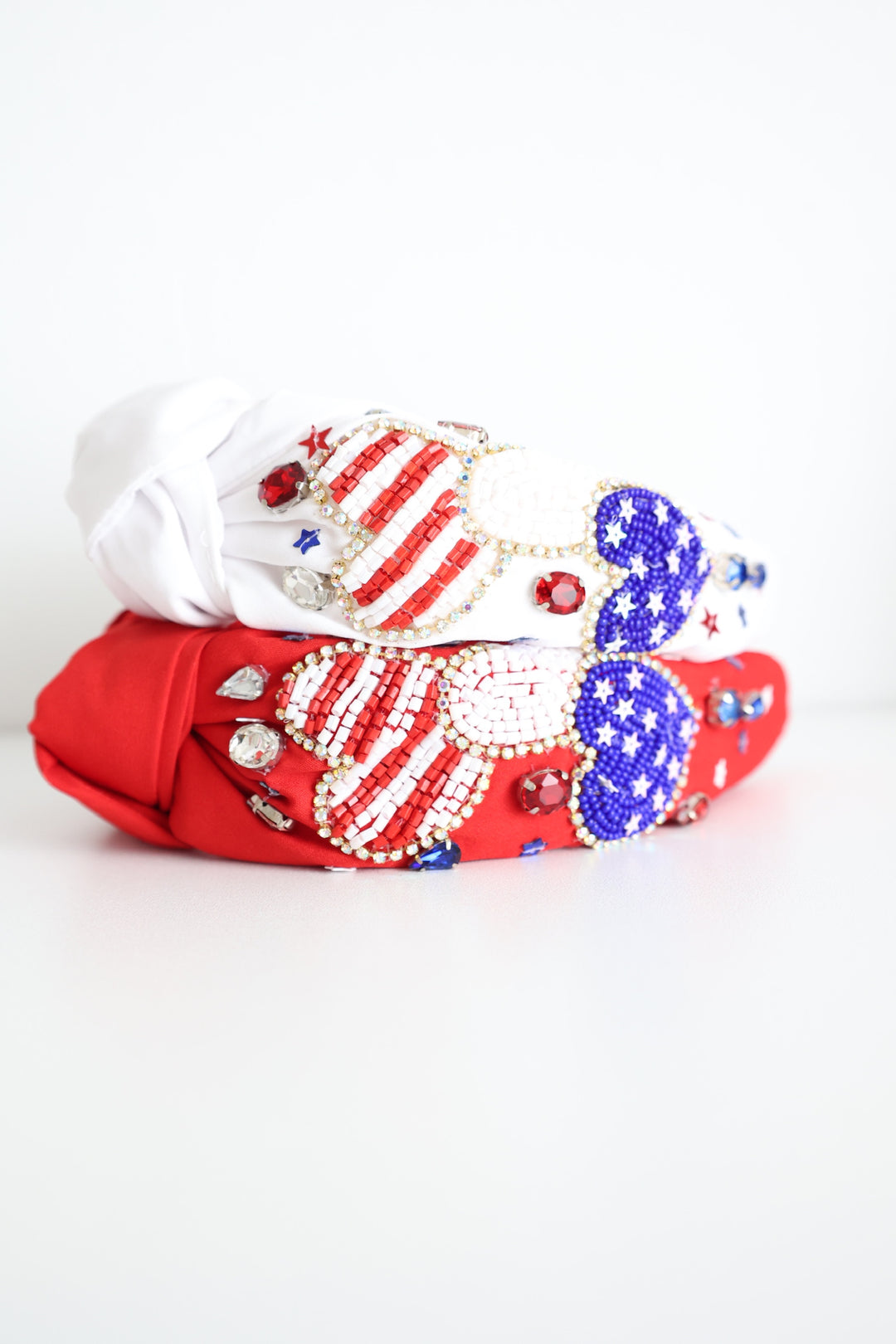 All American Beaded Headband (FINAL SALE)