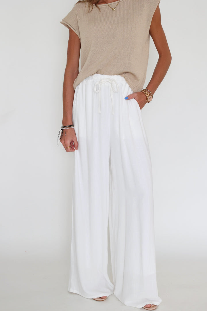 Sugarloaf Pants - White