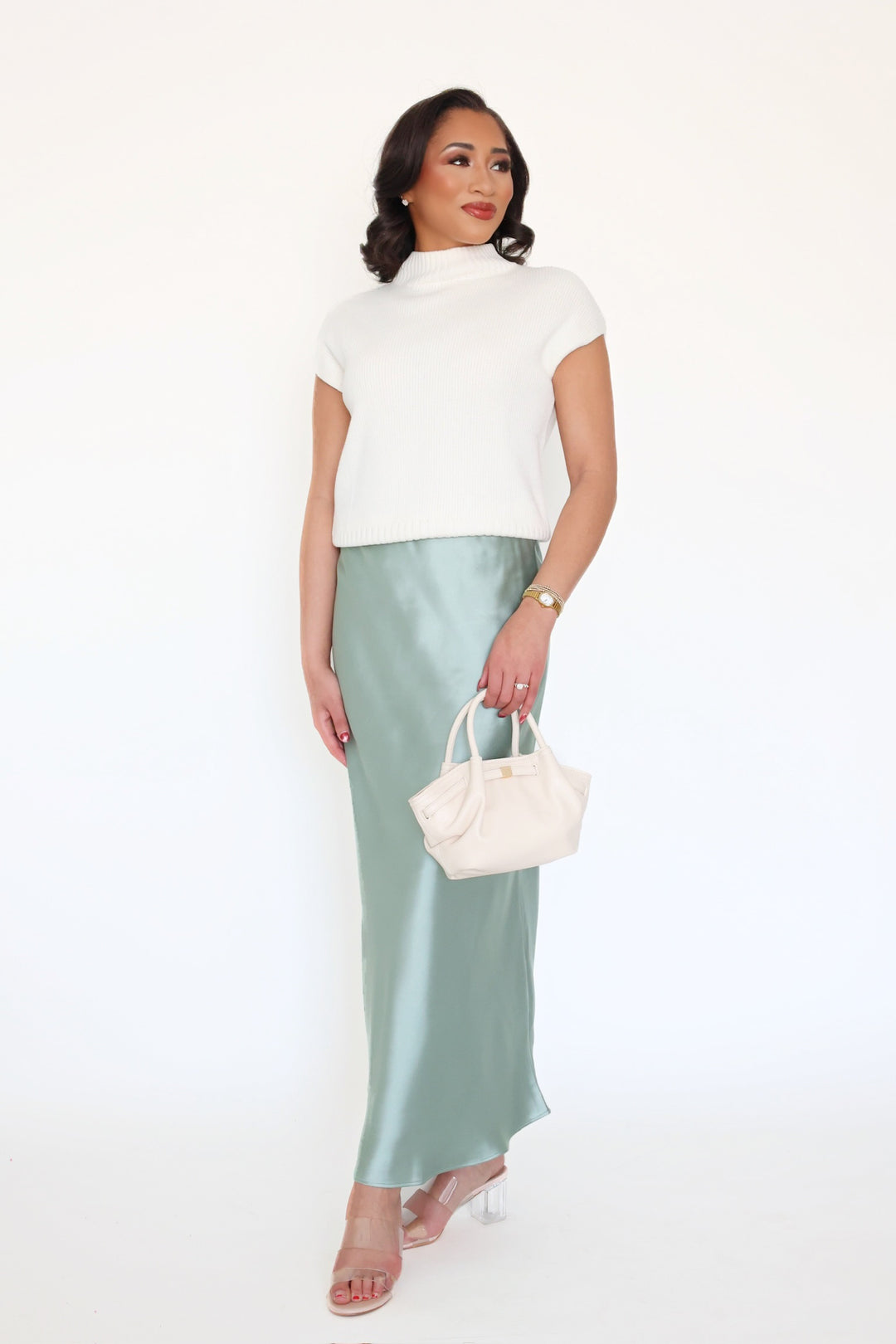 Whitner Mockneck Top