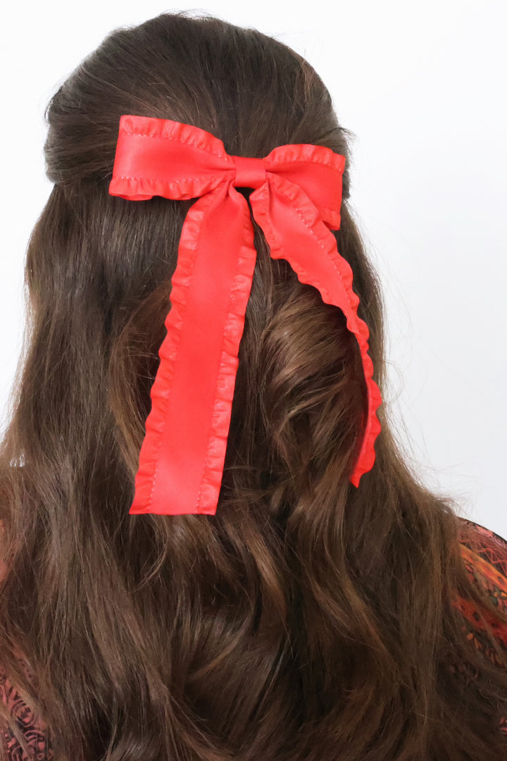 Love Game Bow Hair Clip