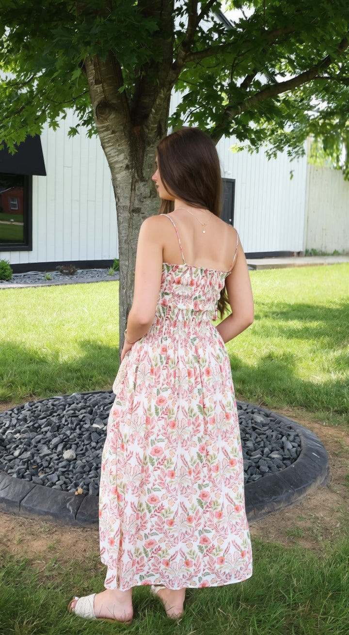 Cornelia Floral Midi Dress