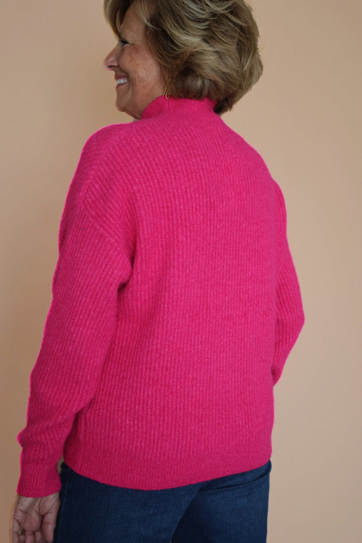 Shannon Turtleneck- Pink