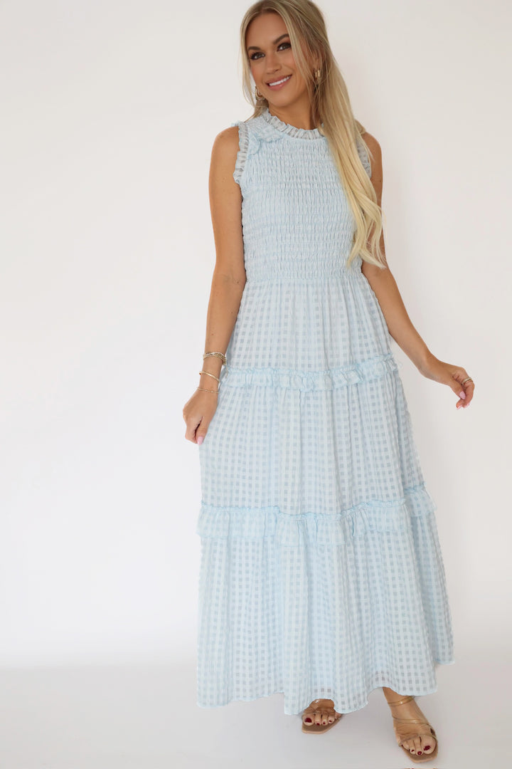 Gigi Gingham Maxi Dress
