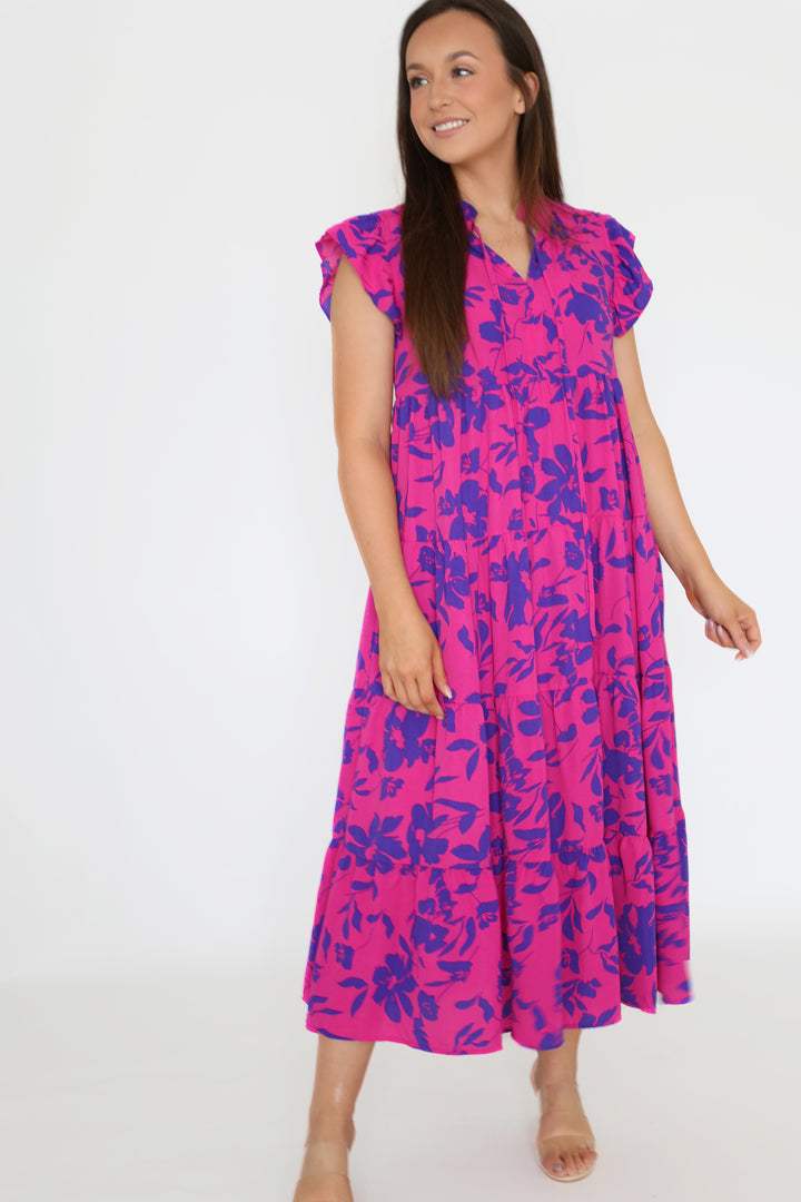 Floral Whimsy Maxi Dress