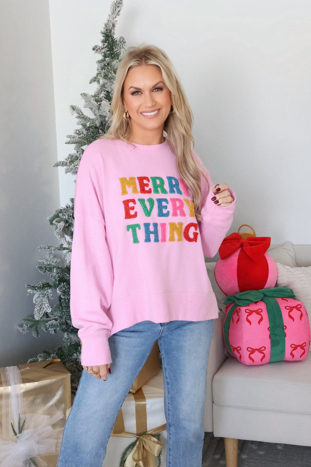 Merry Everything Multi Sweatshirt