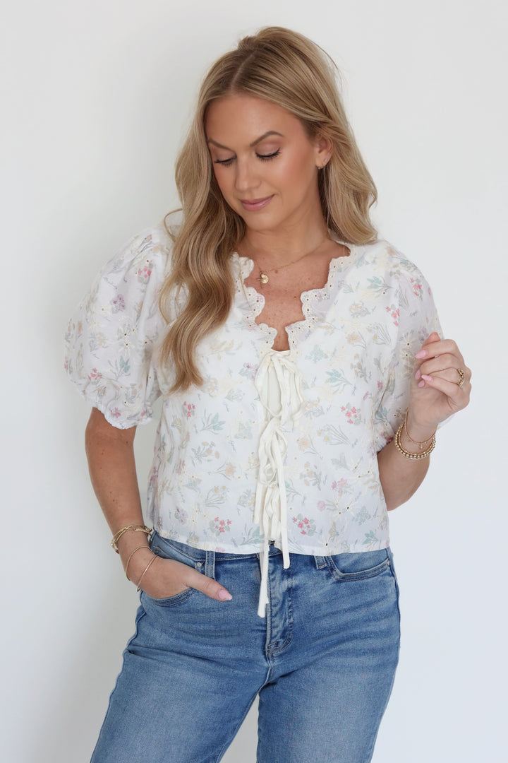 May Floral Top