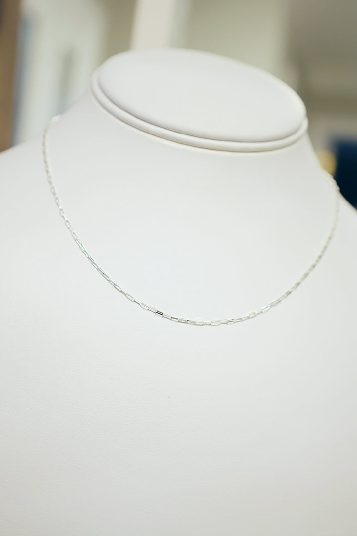 Sterling Silver Baby Link Necklace