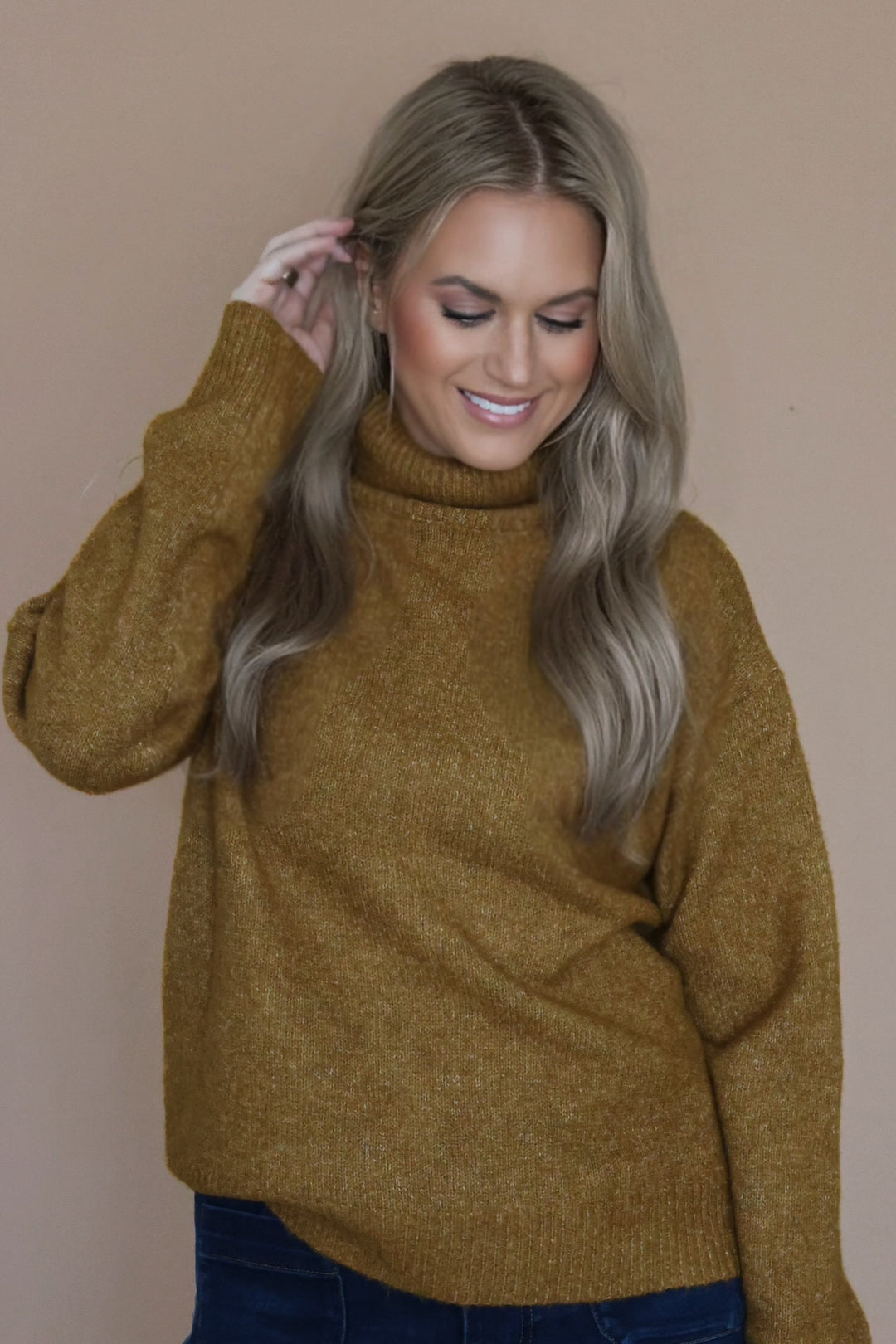 Good Thing Sweater- Camel