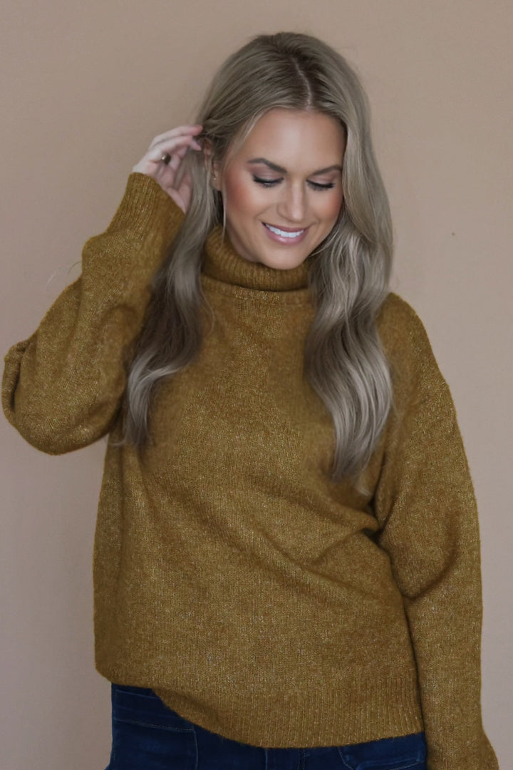 Good Thing Sweater- Camel