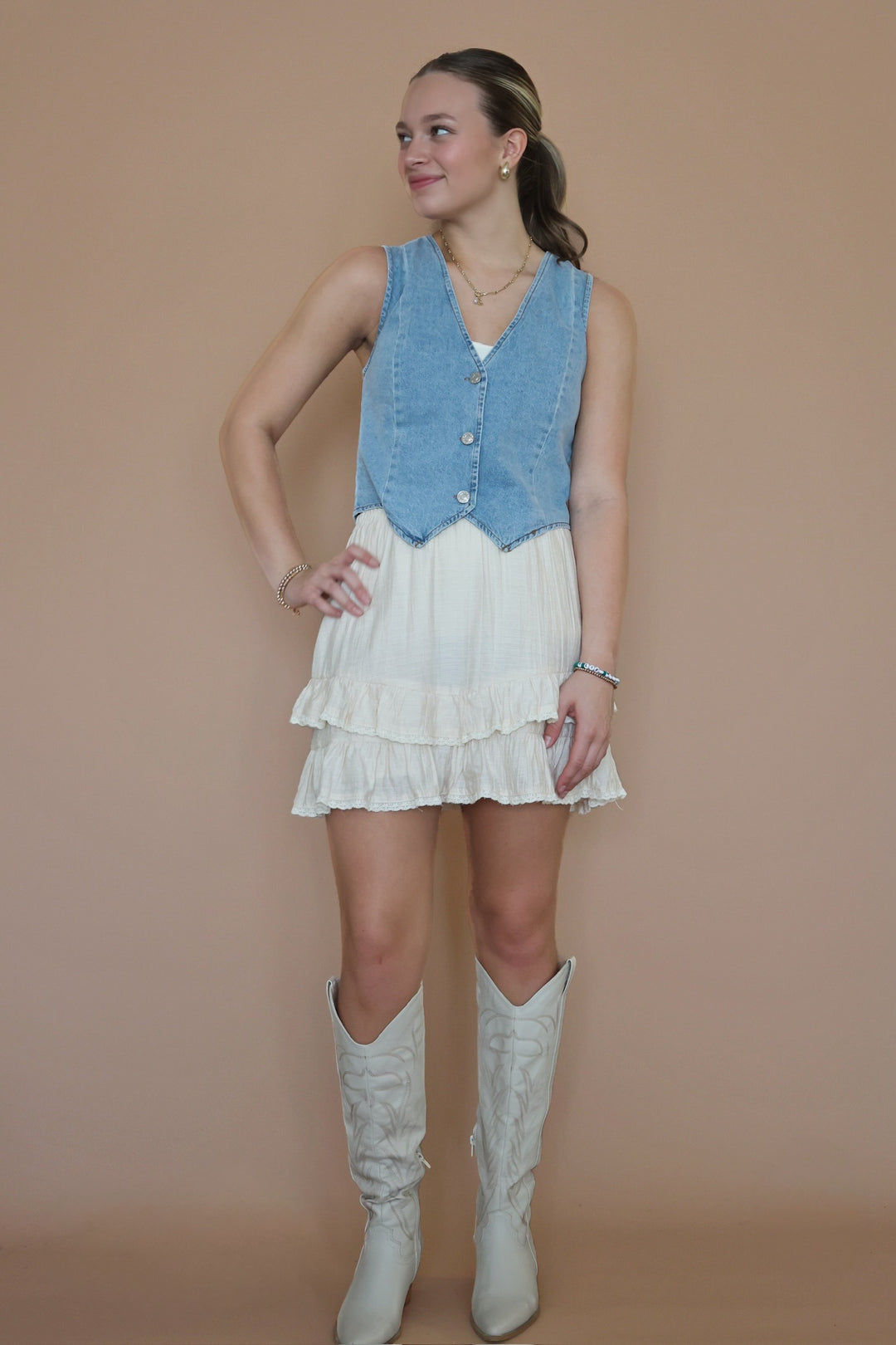 Nessa Denim Vest