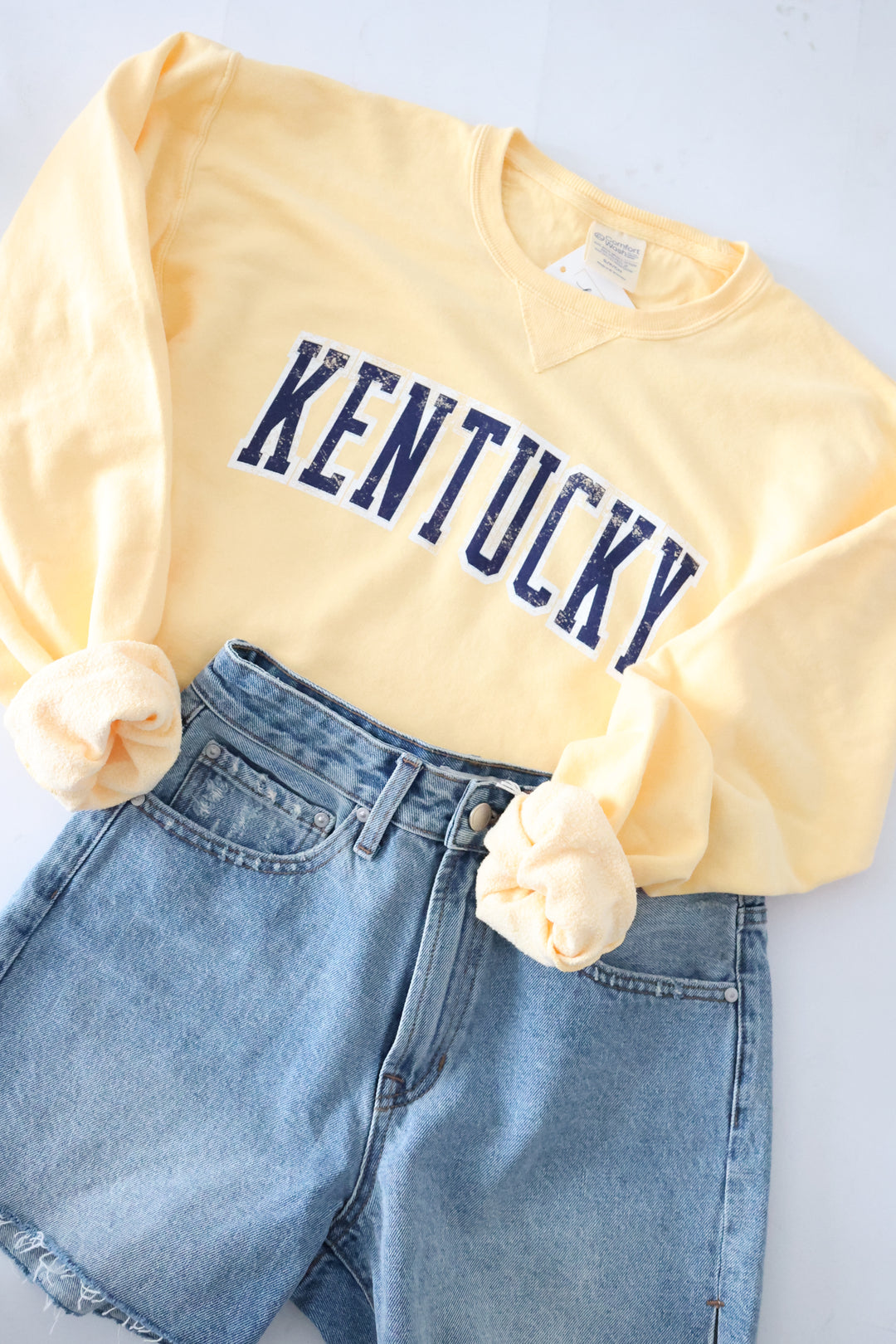 Kentucky Colorful Sweatshirt- Yellow