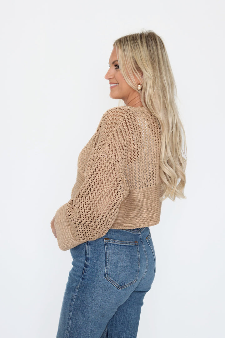 Michelle Cardigan- Camel