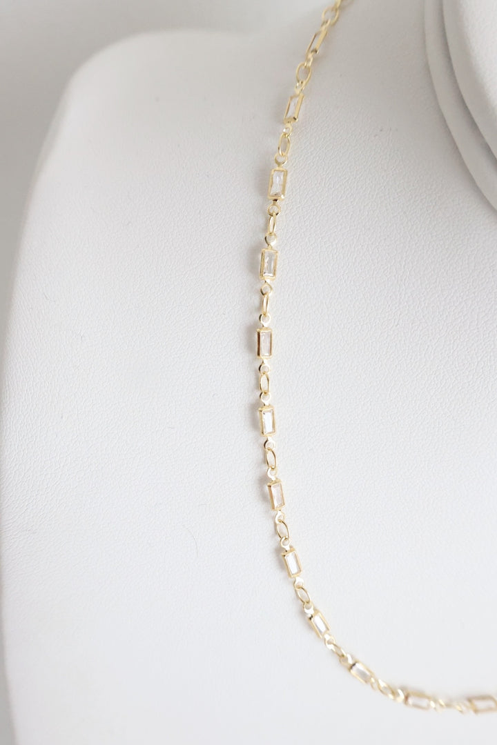 Amara Necklace- 14 plated