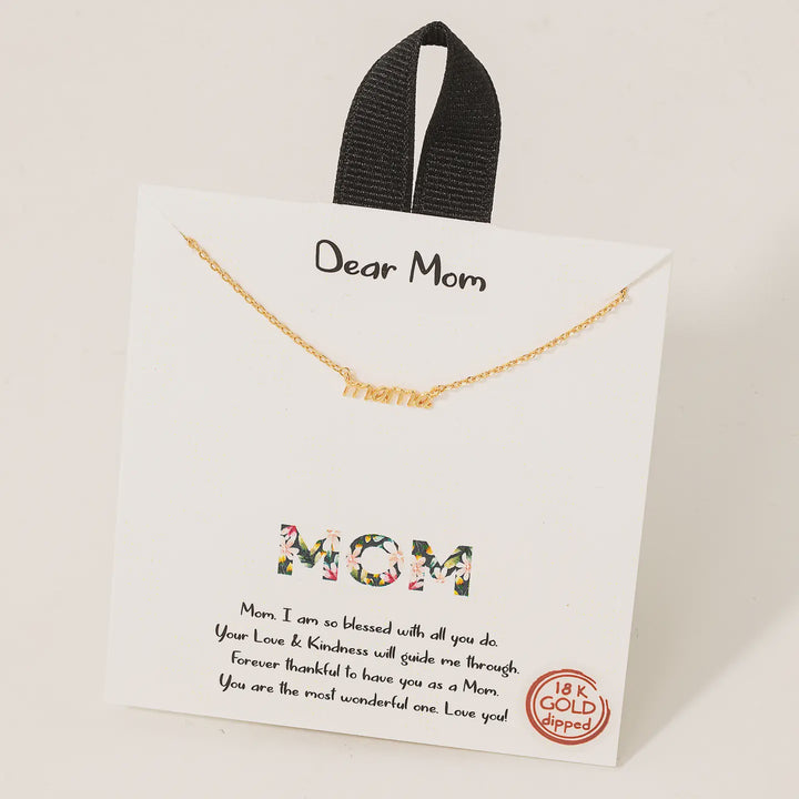 Dear Mama Necklace