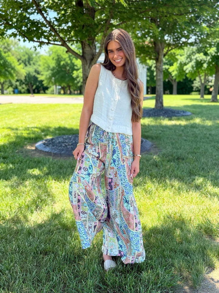 Sally Button Top