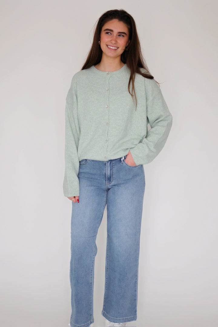 Preboard Cardigan- Mint