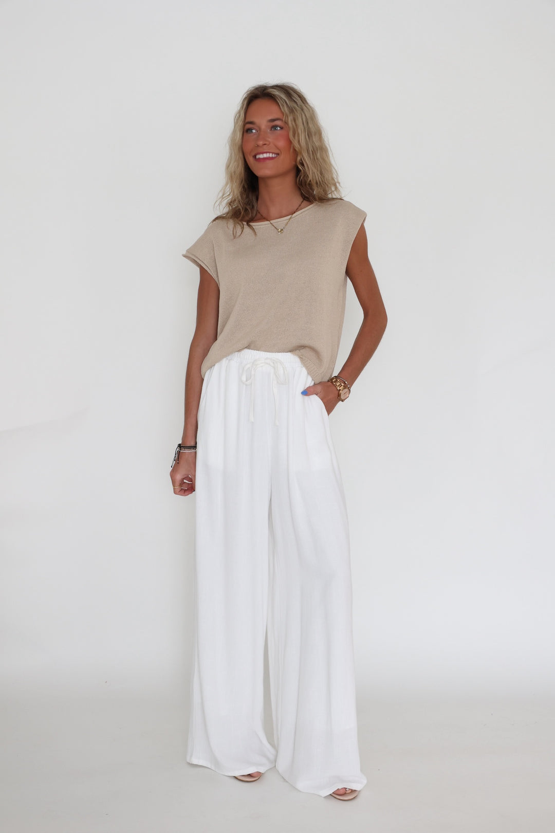 Sugarloaf Pants - White