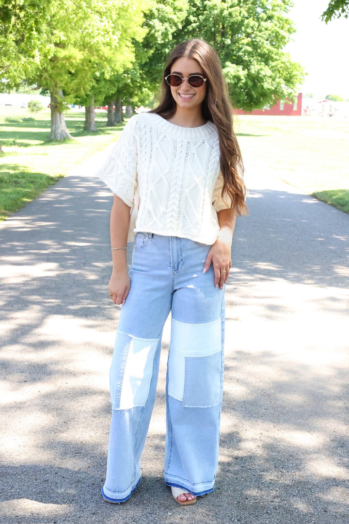 Allyson Patch Jeans