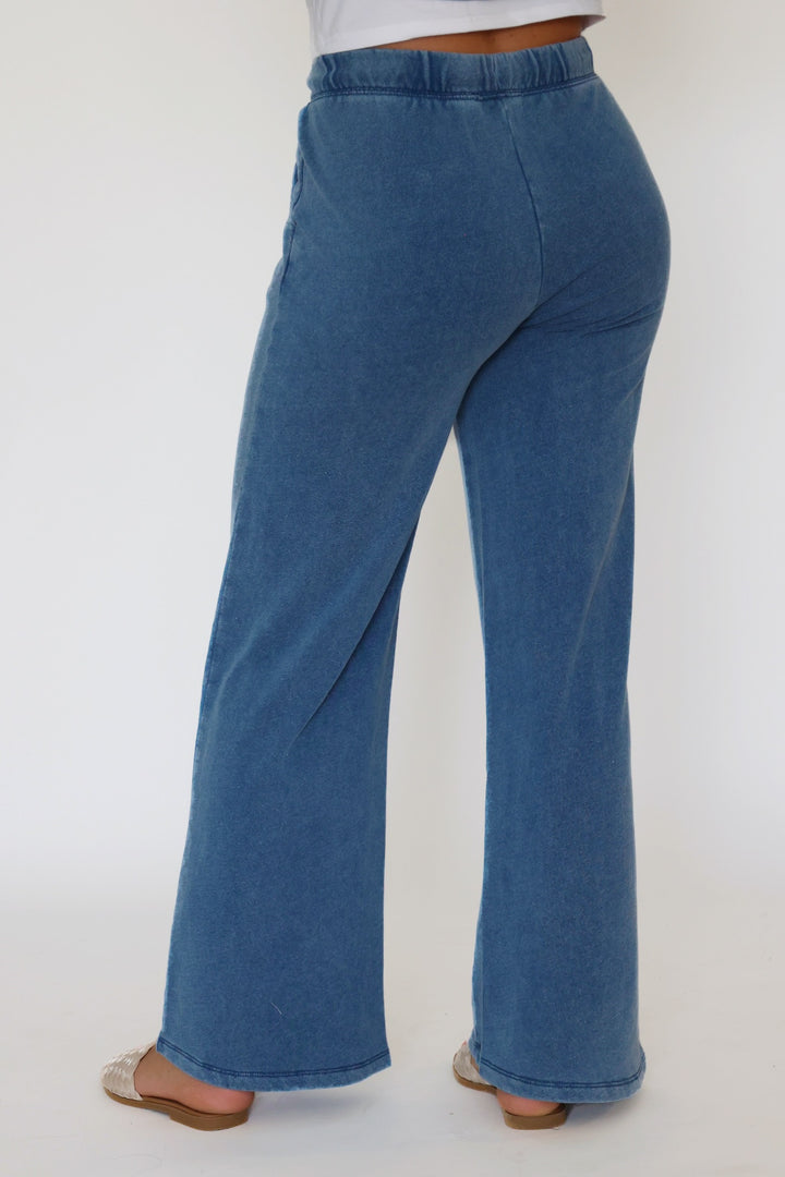 Hunter Knit Denim Pant - Vintage Indigo