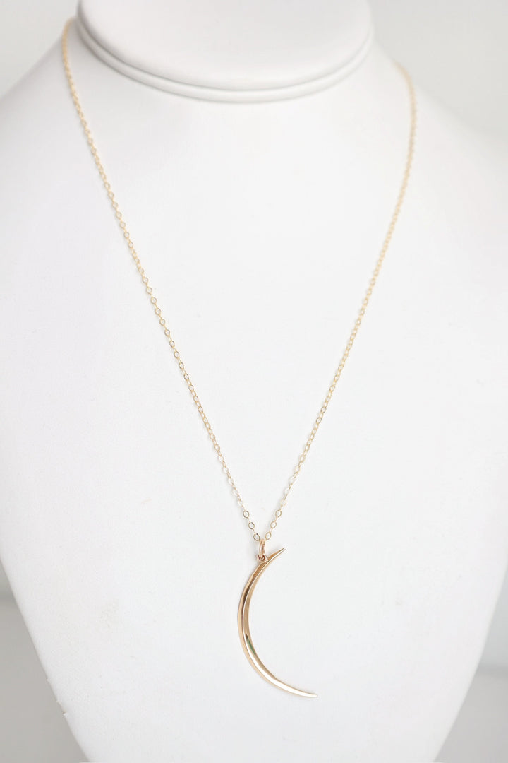 Crescent Necklace- Gold Filled