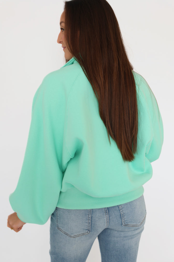 Piper Pullover- Seafoam