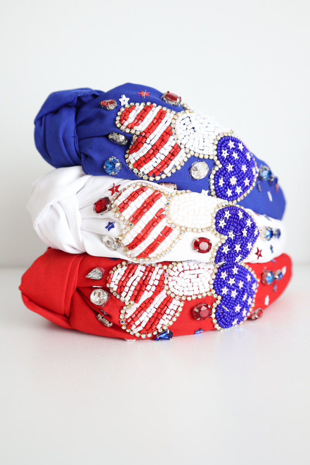 All American Beaded Headband (FINAL SALE)