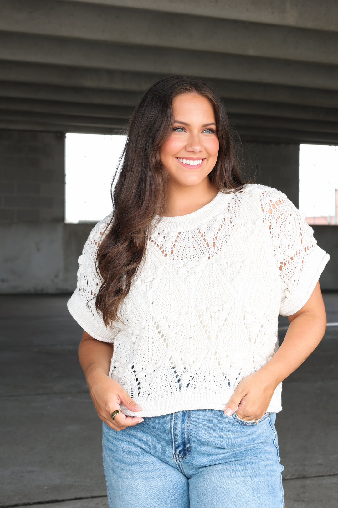 Harvey Crochet Top