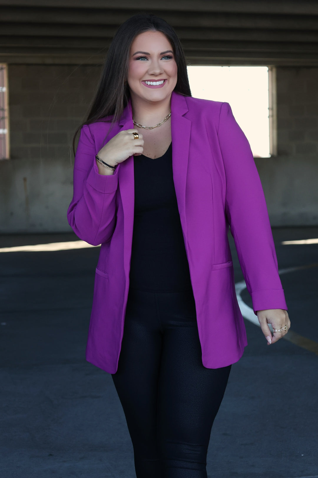 Jules Blazer - Violet (FINAL SALE)