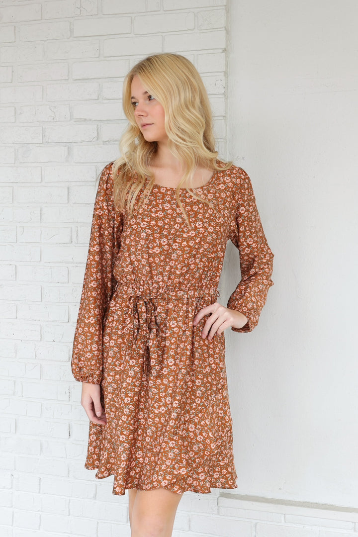 Evelyn Tie Waist Mini Dress