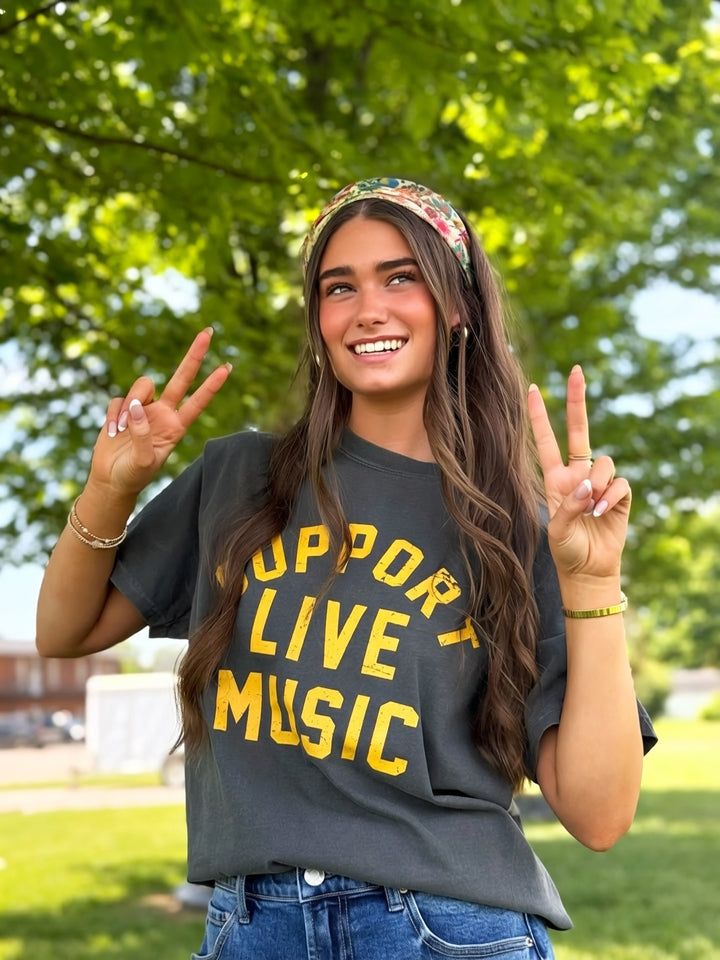 Support Live Music Tee