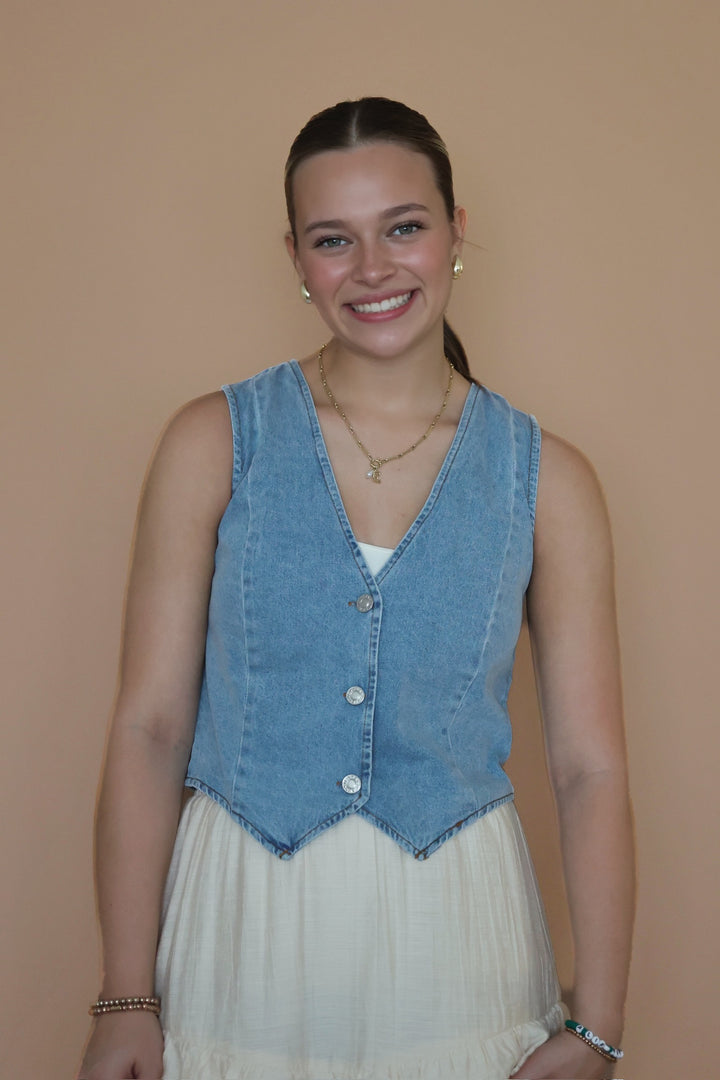 Nessa Denim Vest