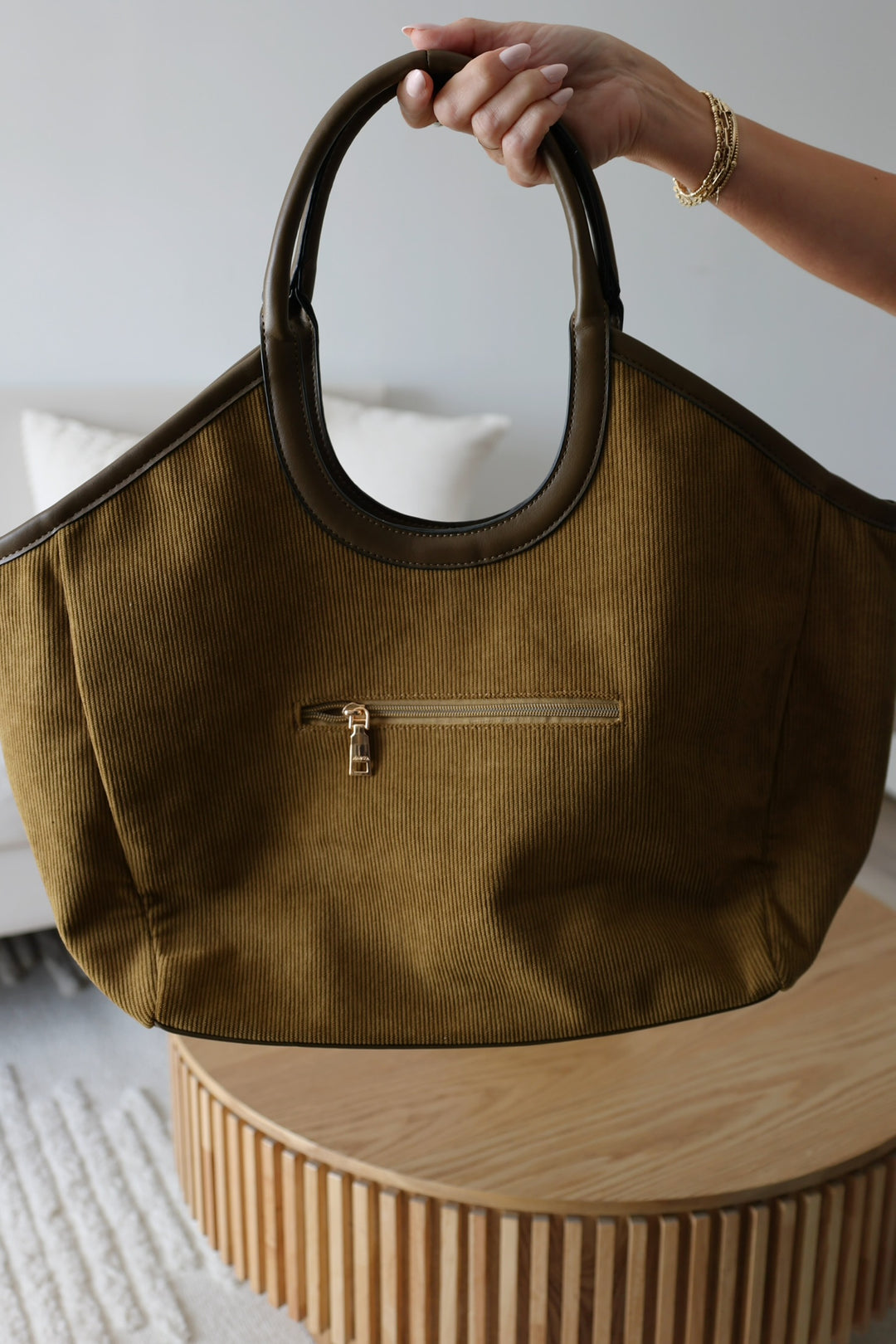 Piper Corduroy Tote