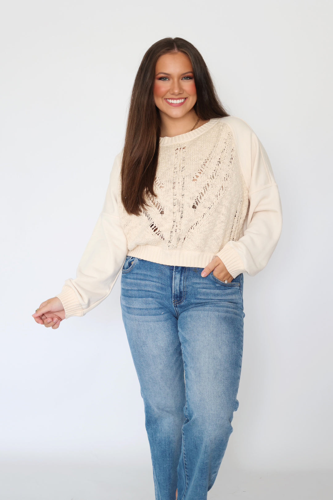 Julie Cable Sweater