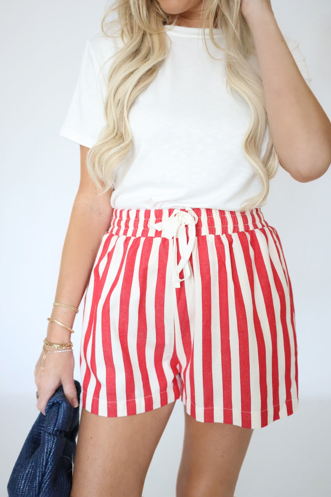 America Striped Shorts