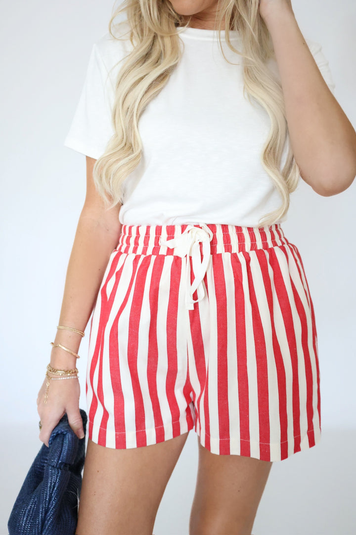America Striped Shorts
