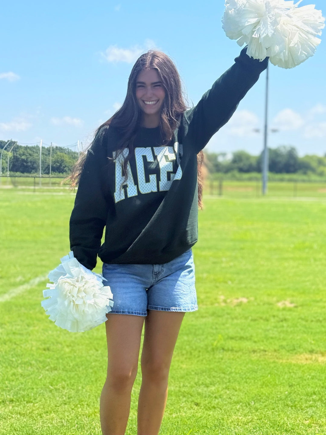 Polka Dot Team Sweatshirt- ACES