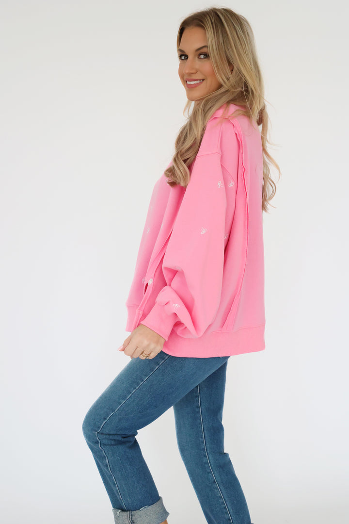 Lulu Bow Sweatshirt