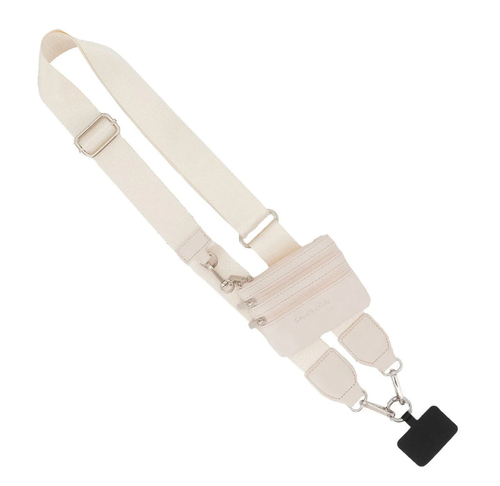 Clip & Go Strap With Pouch - Cream