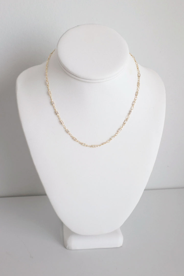 Amara Necklace- 14 plated