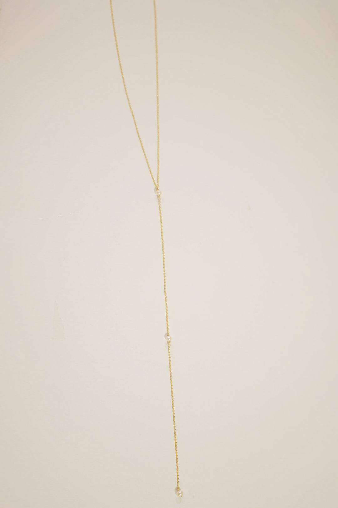 Cleo Lariat Necklace- Gold Filled