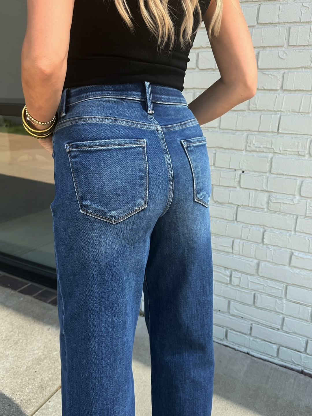 Katie Tummy Control Crop Jeans