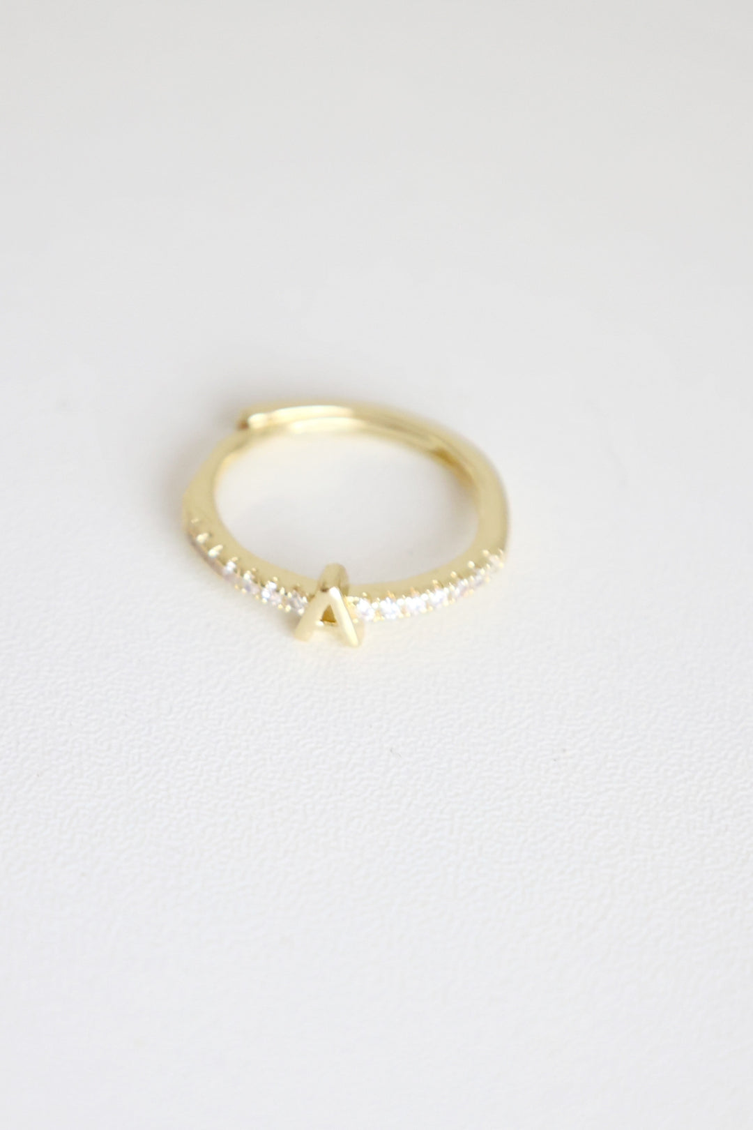 Initials Gold Ring