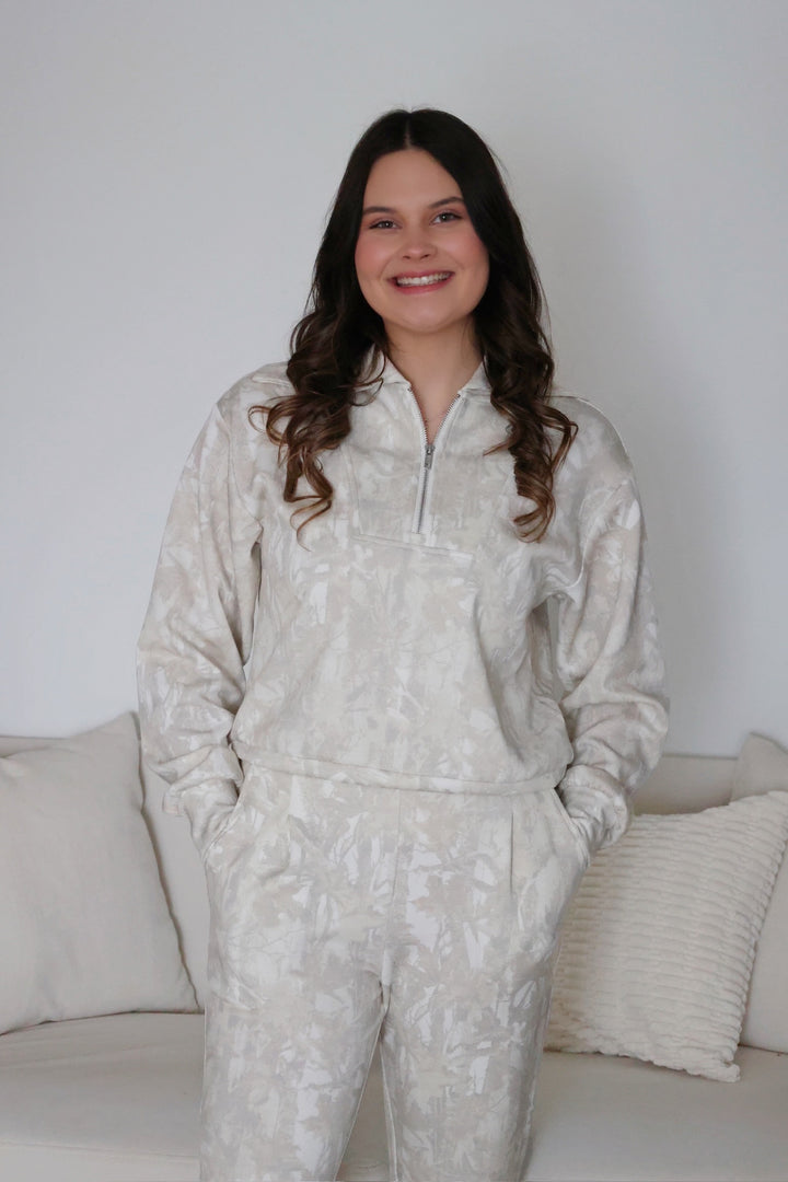 Penelope Camo Pullover