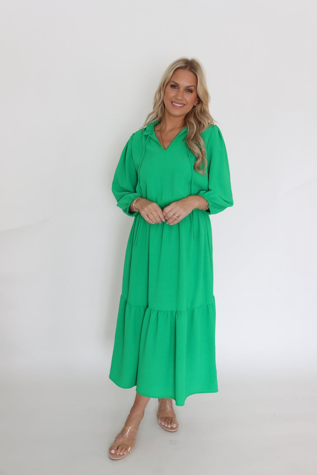 Any Occasion Dress- Kelly Green