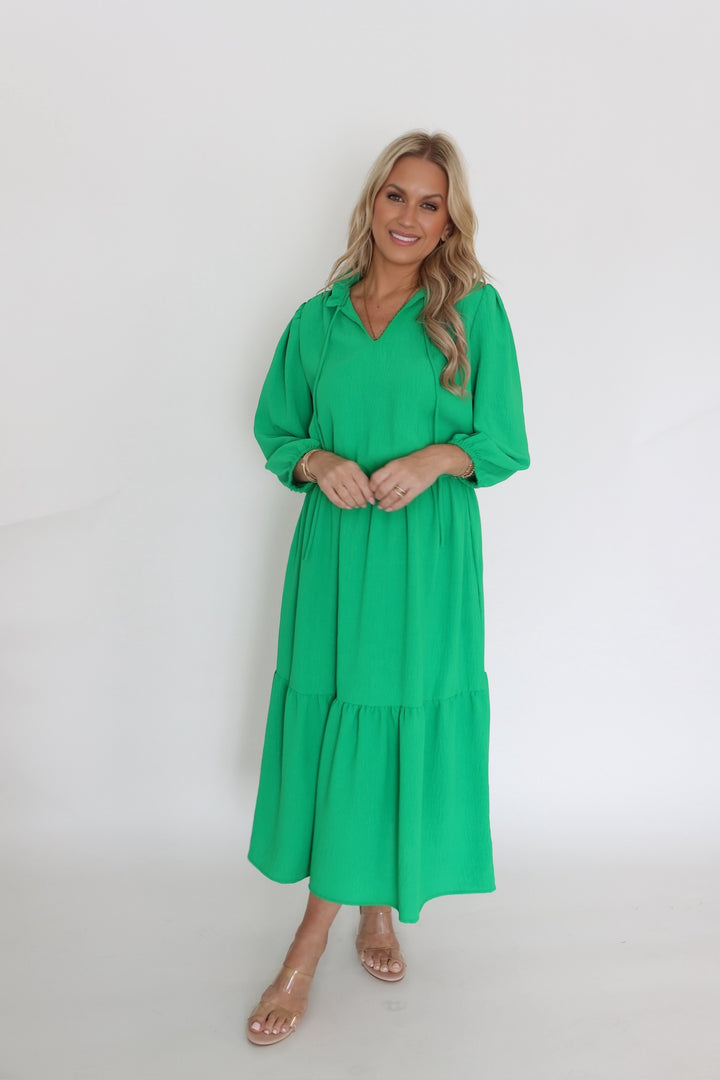 Any Occasion Dress- Kelly Green