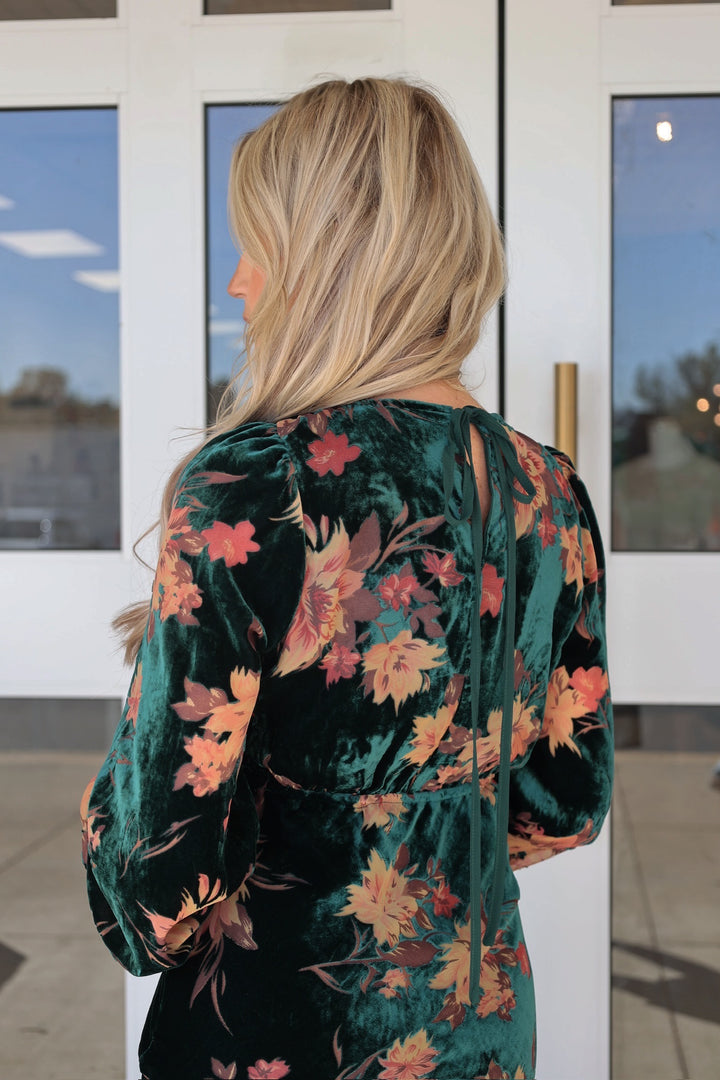 November Velvet Maxi Dress