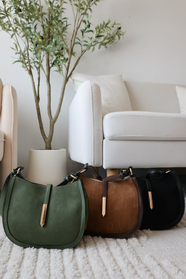 Luca Suede Crossbody