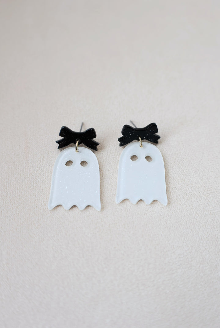 Boo Bow Earrings