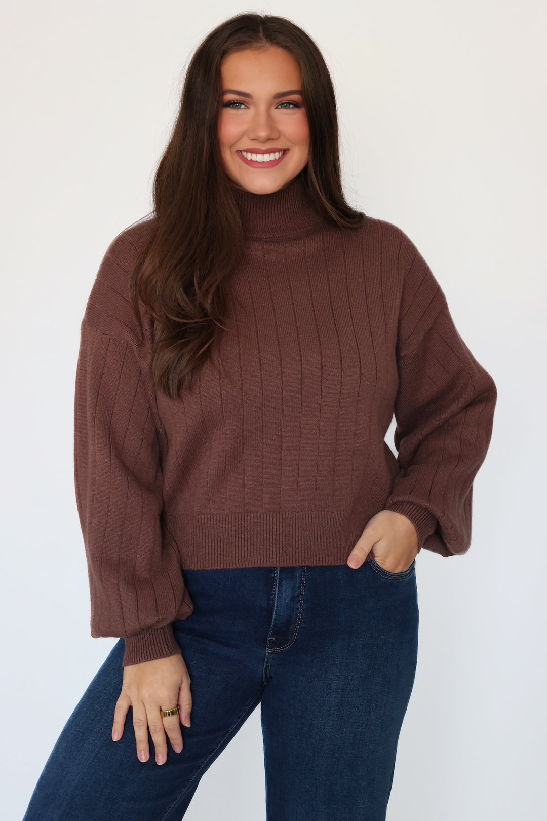 Harris Mock Neck Sweater